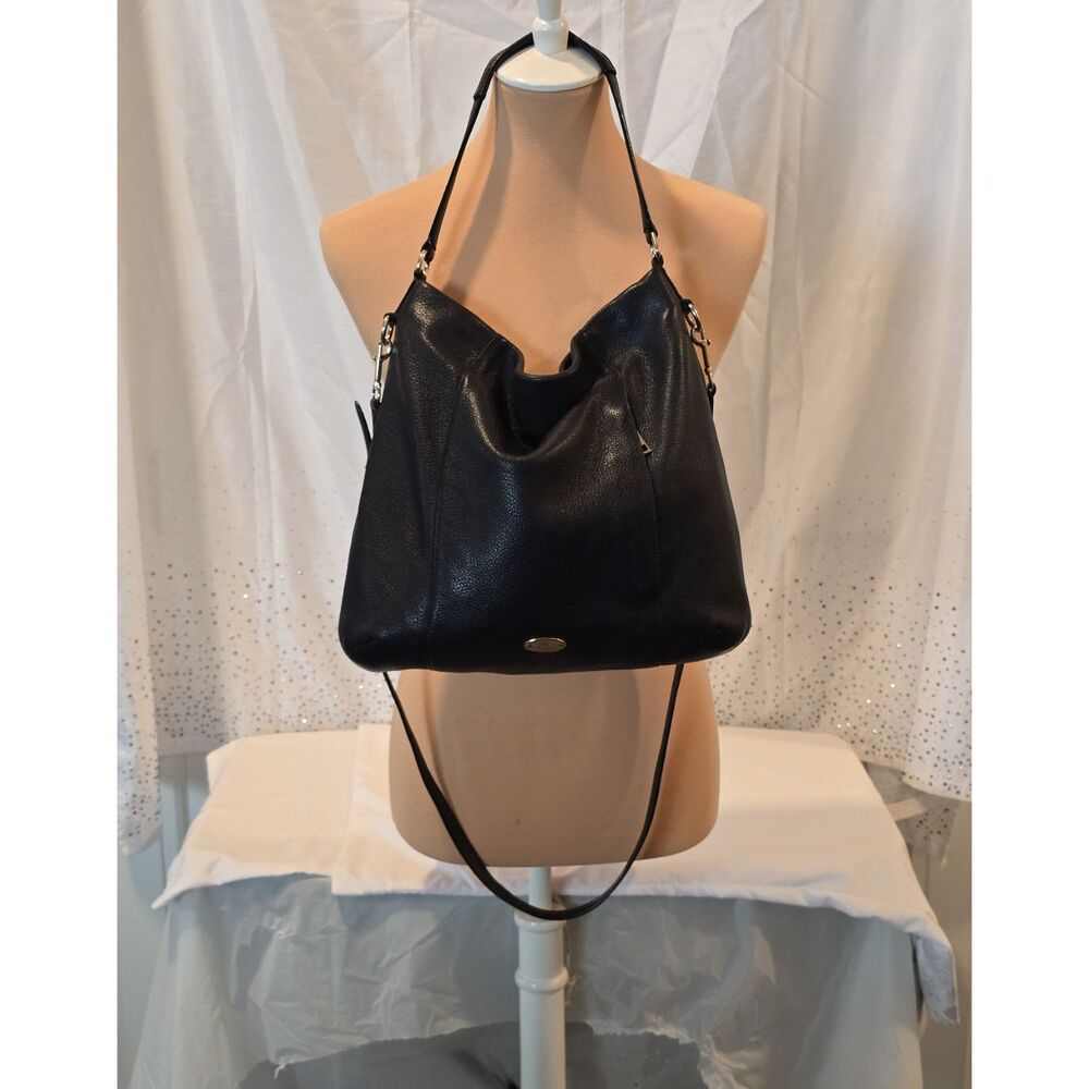 Coach NY Vintage Crossbody Peebled Leather - Navy Blue